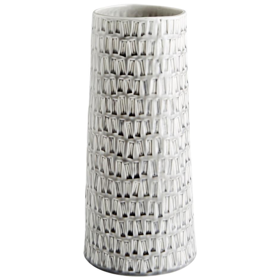Somerville Vase in Oyster Silver by Cyan Design
