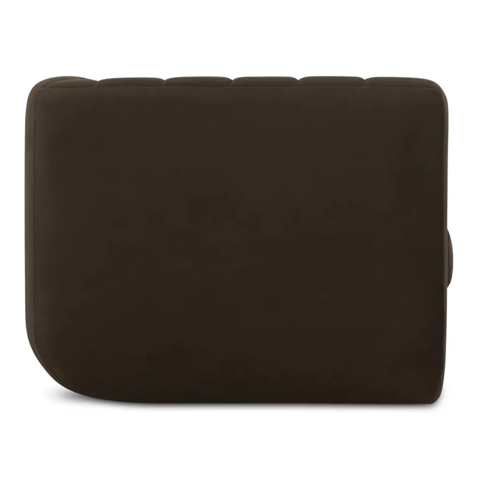 Rosy Sofa Dark Brown by Moes Home