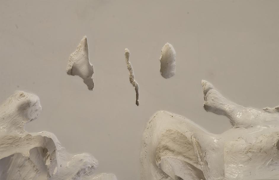 Cast Root Console Table, Gel Coat White  by PHILLIPS COLLECTION