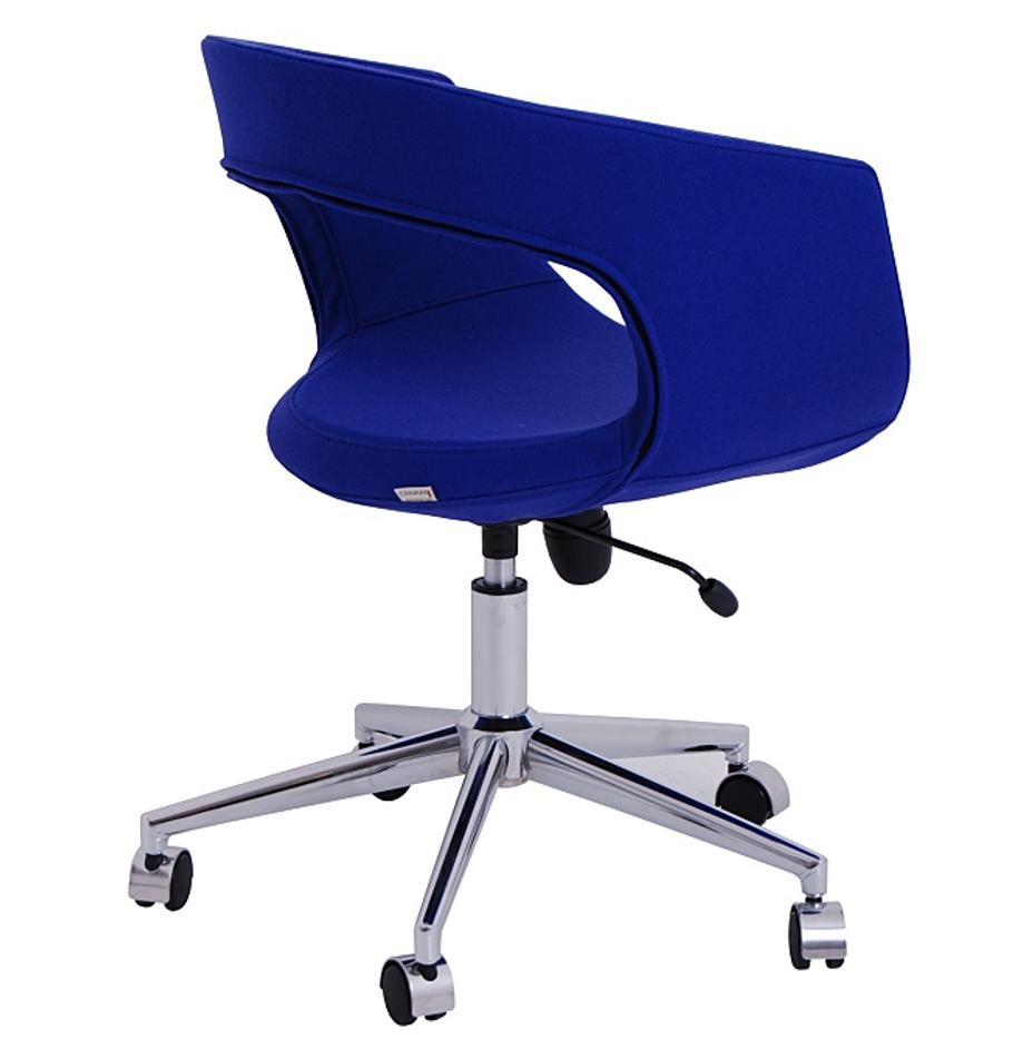 dover contemporary ofiice chair in wool by Nuans Design