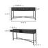 Mako Console Table Black by Moes Home