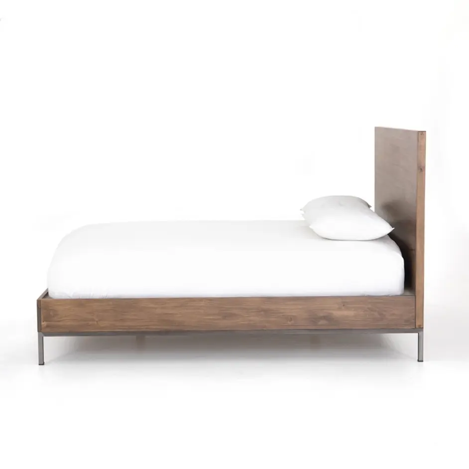 Trey Bed In Auburn Poplar In King by FOUR HANDS