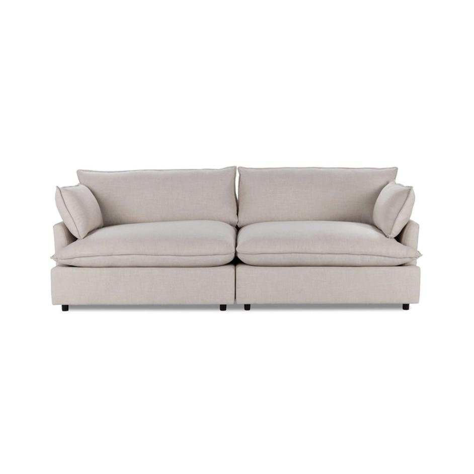 Caplan Upholstered 2pc Modular Sectional Dawn by Classic Home