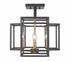 Titania 4 Light Semi Flush Mount in Bronze + Olde Brass Finish by Z-Lite