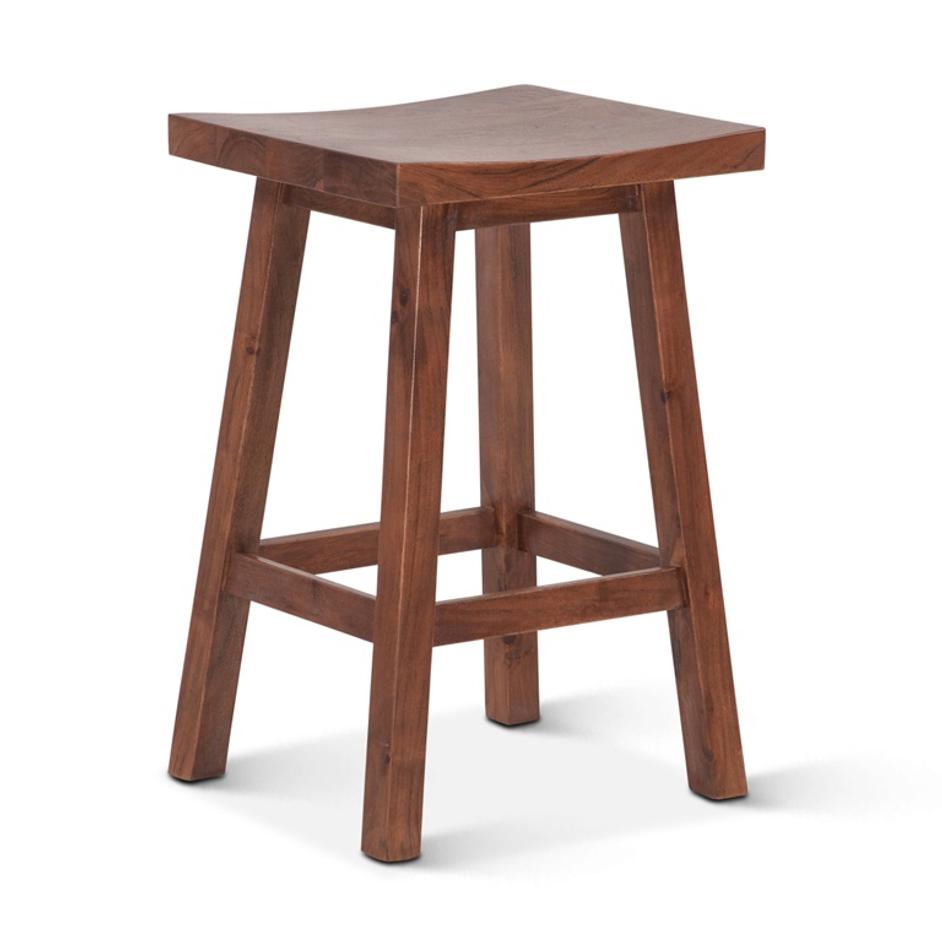 Savannah 16" Counter Stool, Cinnamon Brown by Home Trends & Design