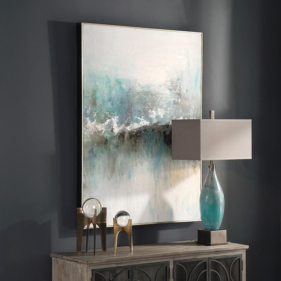 Mountain Top Hand Painted Canvas by Uttermost