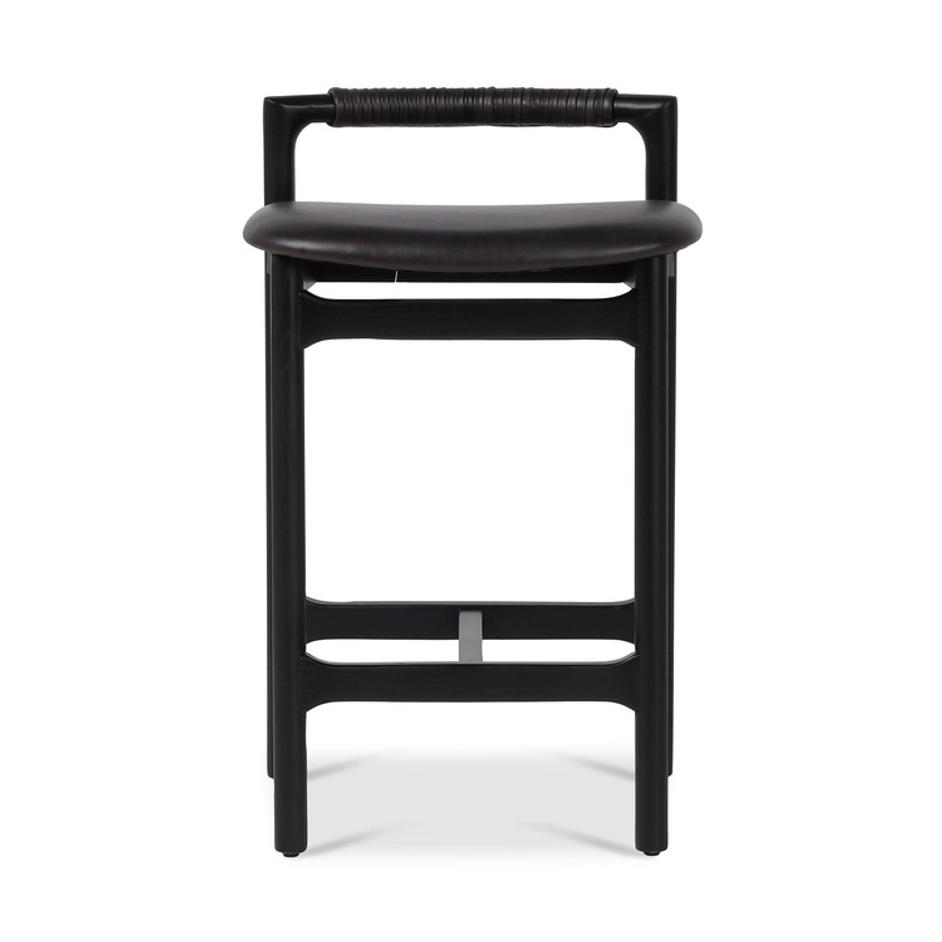 Baden Bar + Counter Stool - Sonoma Black by Four Hands