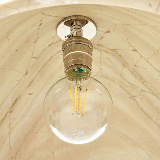 Concetta Pendant - Ecru Marble Solid by Four Hands