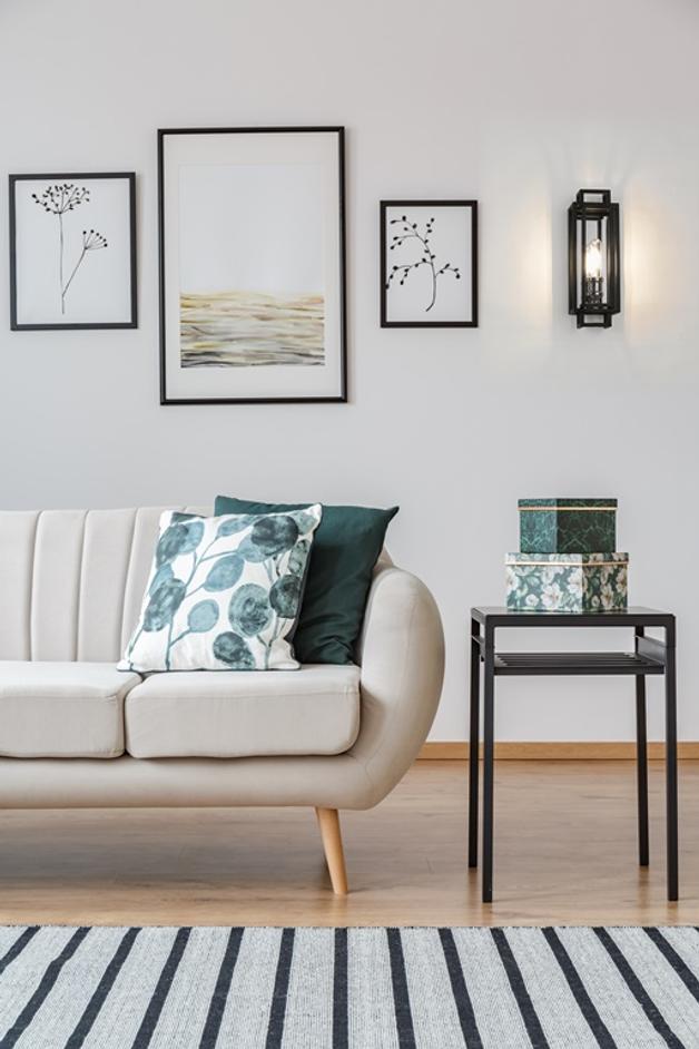 Titania 1 Light Wall Sconce in Black + Chrome Finish by Z-Lite