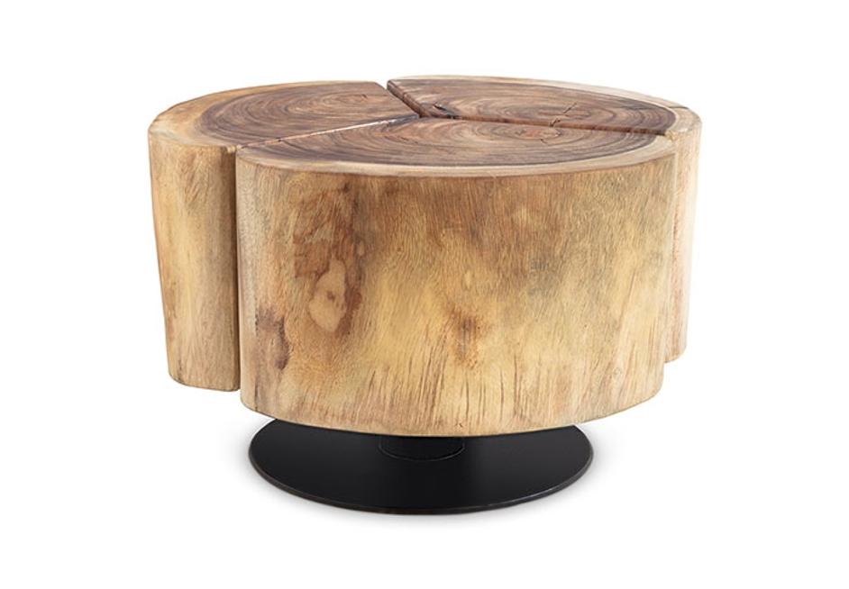 Clover Coffee Table, Chamcha Wood by PHILLIPS COLLECTION