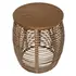 Iris Rattan End Table In Honey by New Pacific Direct