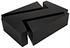 Element Industrial Steel Coffee Table in Matte Black by Noir Furniture