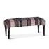 Marrakech Bench 42" Fluffy Black by Home Trends & Design