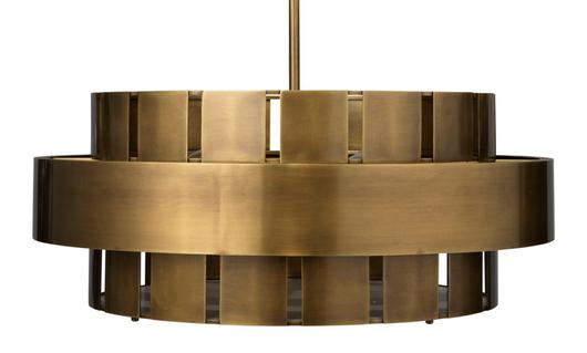Orbit Steel 4-Light Chandelier by Jamie Young