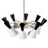 Saphira 8 Light Ceiling Lamp - Black/White by GALLA HOME