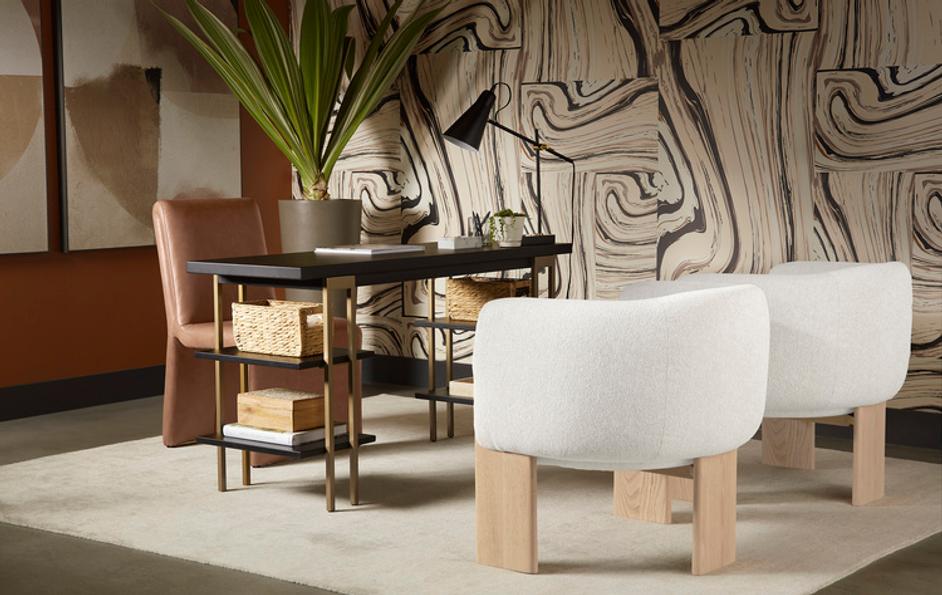 MIAMI VICE (SET OF 2) - 40" X 60" - CHARCOAL FLOATER FRAME by Sunpan