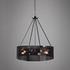 Genesis Chandelier Black by Classic Home