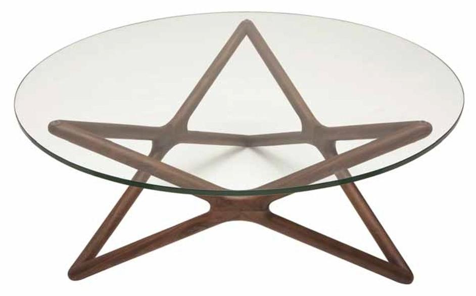 Sean Dix Cross Coffee Table-American Walnut by Aeon Furniture