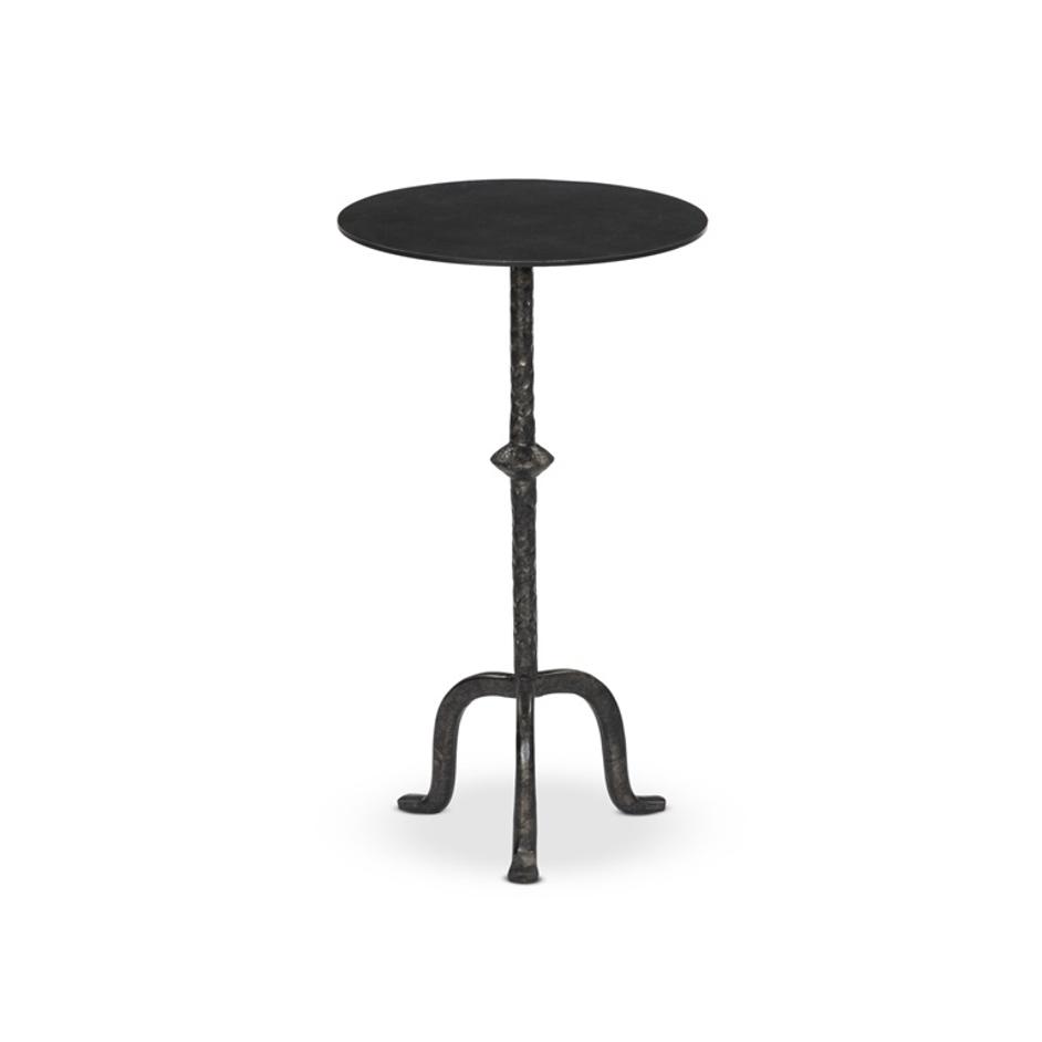 Jocelyn End Table - Raw Black Iron by Four Hands