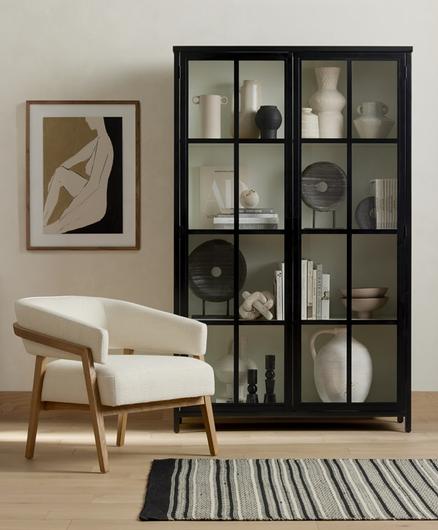 Lexington Cabinet In Black by FOUR HANDS
