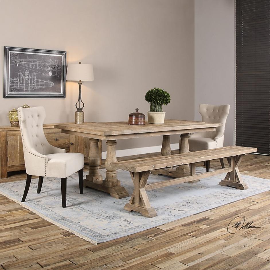  Stratford Salvaged Wood Bench by Uttermost