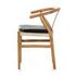 Muestra Dining Chair W/ Cushion - Pebble Black by Four Hands