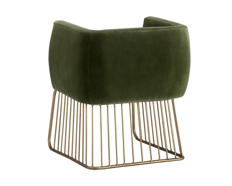 Gala Dining Chair - Forest Green by Sunpan