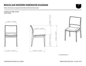 Charlotte Side Chair by Urbia Imports