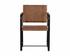 GARRETT DINING ARMCHAIR - COGNAC LEATHER by Sunpan
