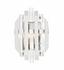 Bova 2 Light Wall Sconce in Polished Nickel Finish by Z-Lite