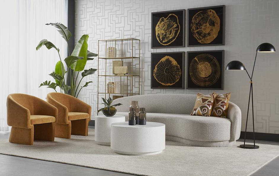 RUBIN END TABLE - TERRAZZO by Sunpan