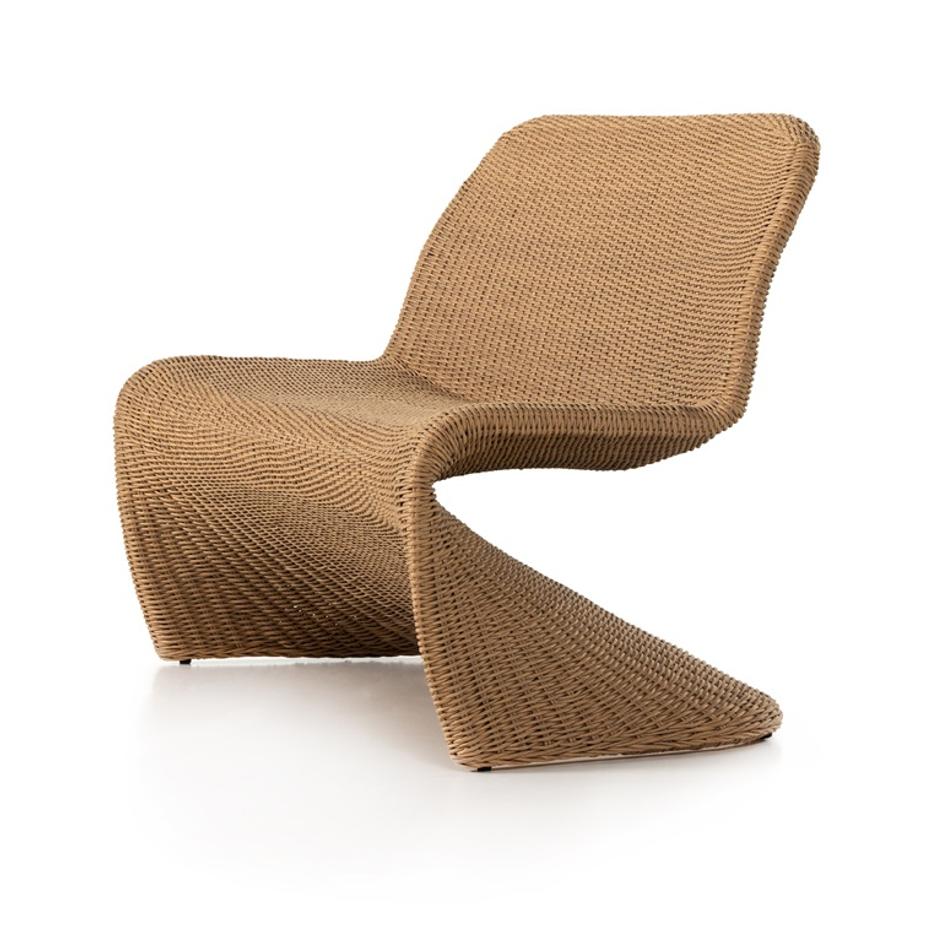 Portia Outdoor Dining Bench In 50" In Natural by FOUR HANDS