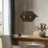 Mccarthy Pendant In Brown Rattan And Antiqued Iron by Four Hands