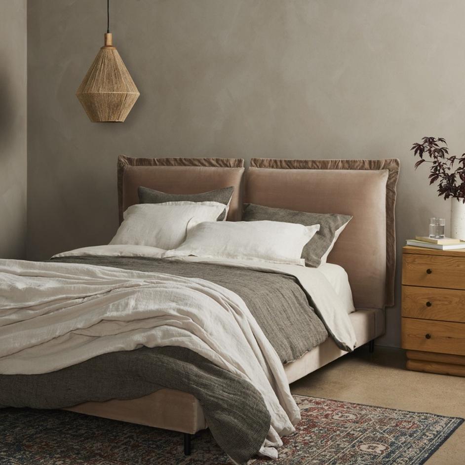 Inwood King Bed - Surrey Taupe by Four Hands