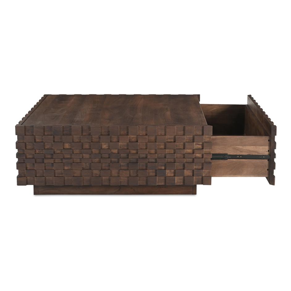 Easton Storage Coffee Table Brown by Moes Home