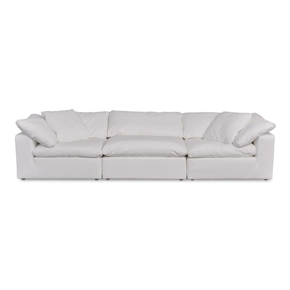 Clay Modular Sofa Cream Cream White by Moes Home