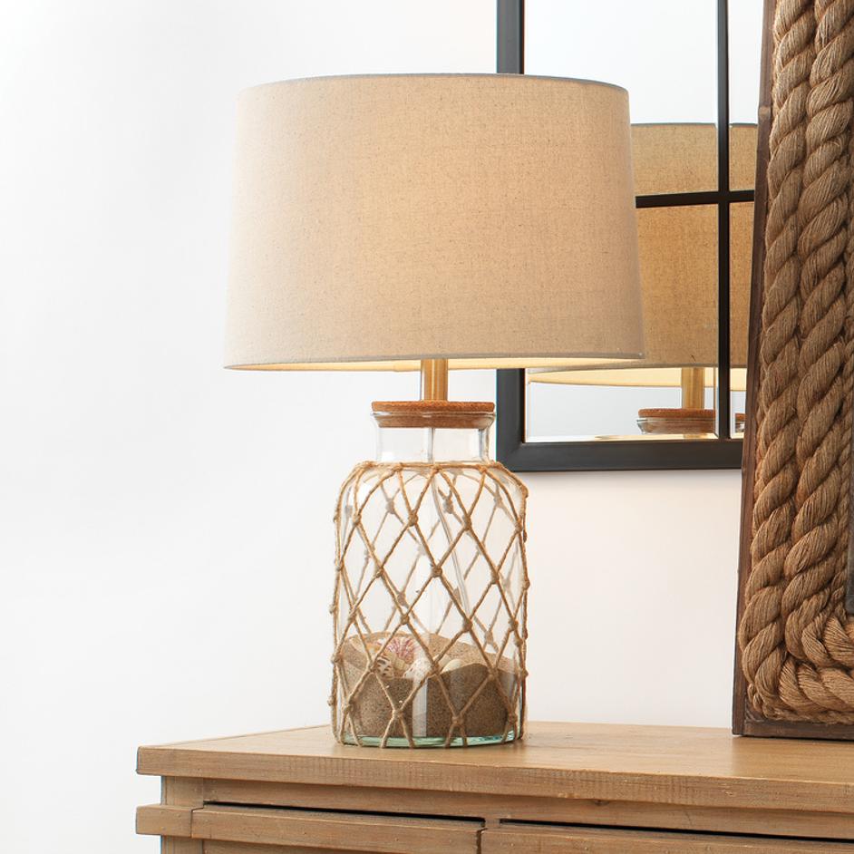 Hugo Glass Table Lamp by Jamie Young