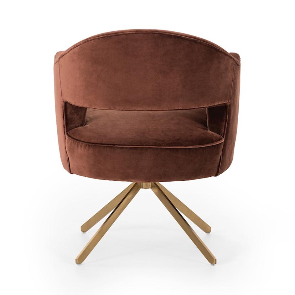 ADARA DESK CHAIR IN SURREY AUBURN by FOUR HANDS