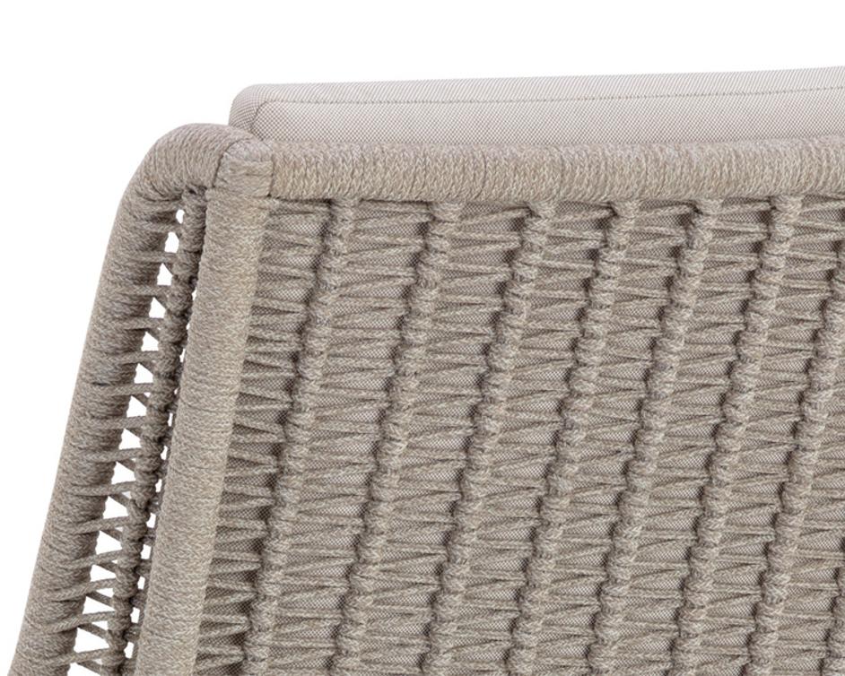 SORRENTO DINING CHAIR - DRIFT BROWN - PALAZZO CREAM by Sunpan