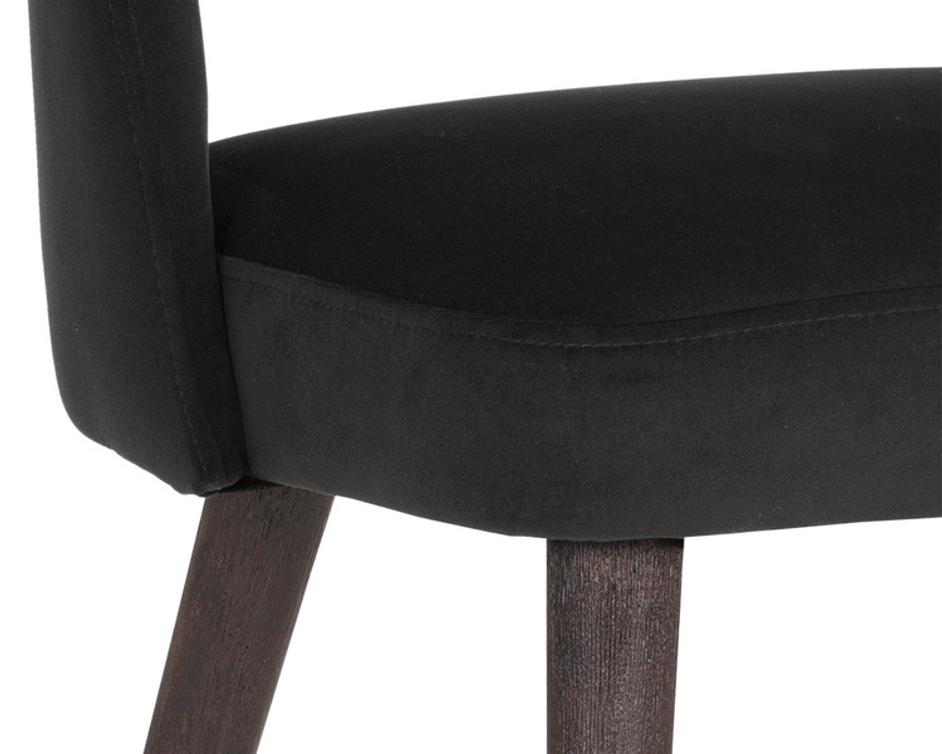 MONAE DINING CHAIR - ABBINGTON BLACK by Sunpan