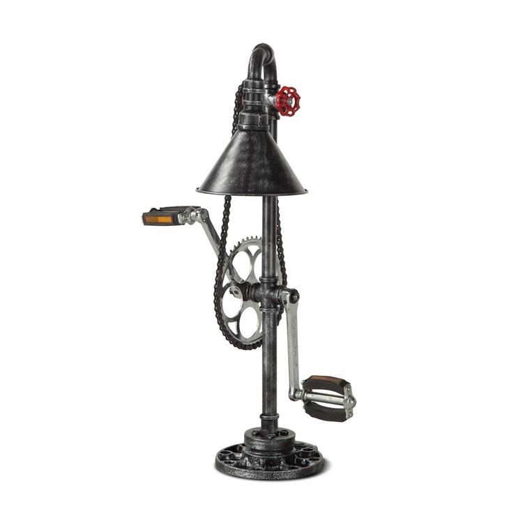 Luminaire Industrial Bicycle Pedal Lamp by Home Trends & Design