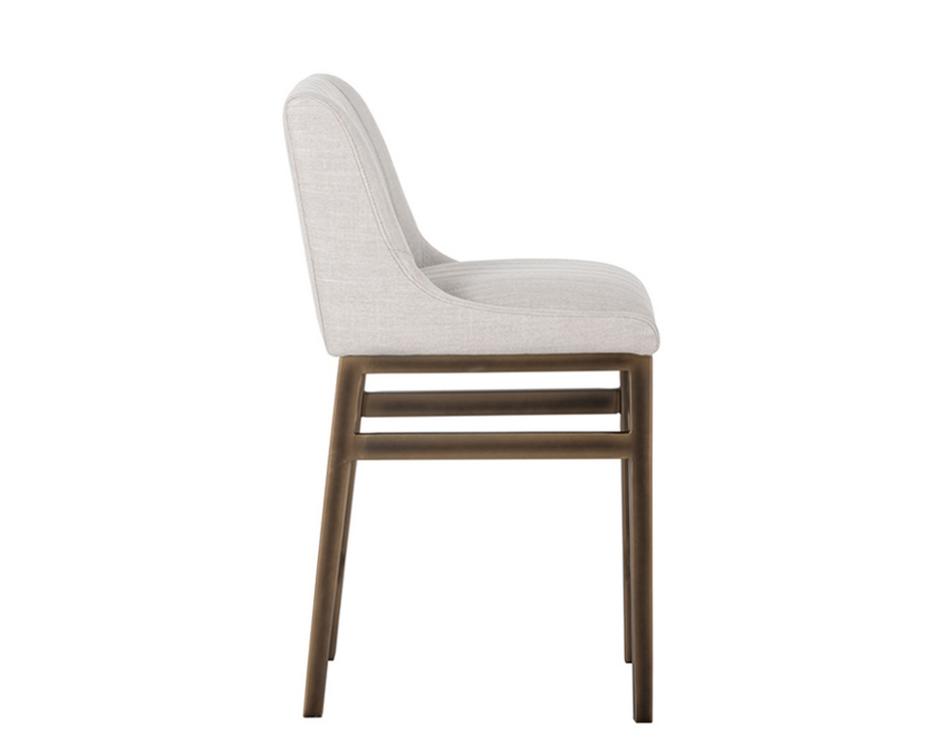 Halden Counter Stool - Beige Linen by Sunpan