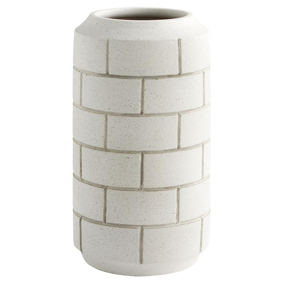 Mason Vase | White -Small by Cyan Design
