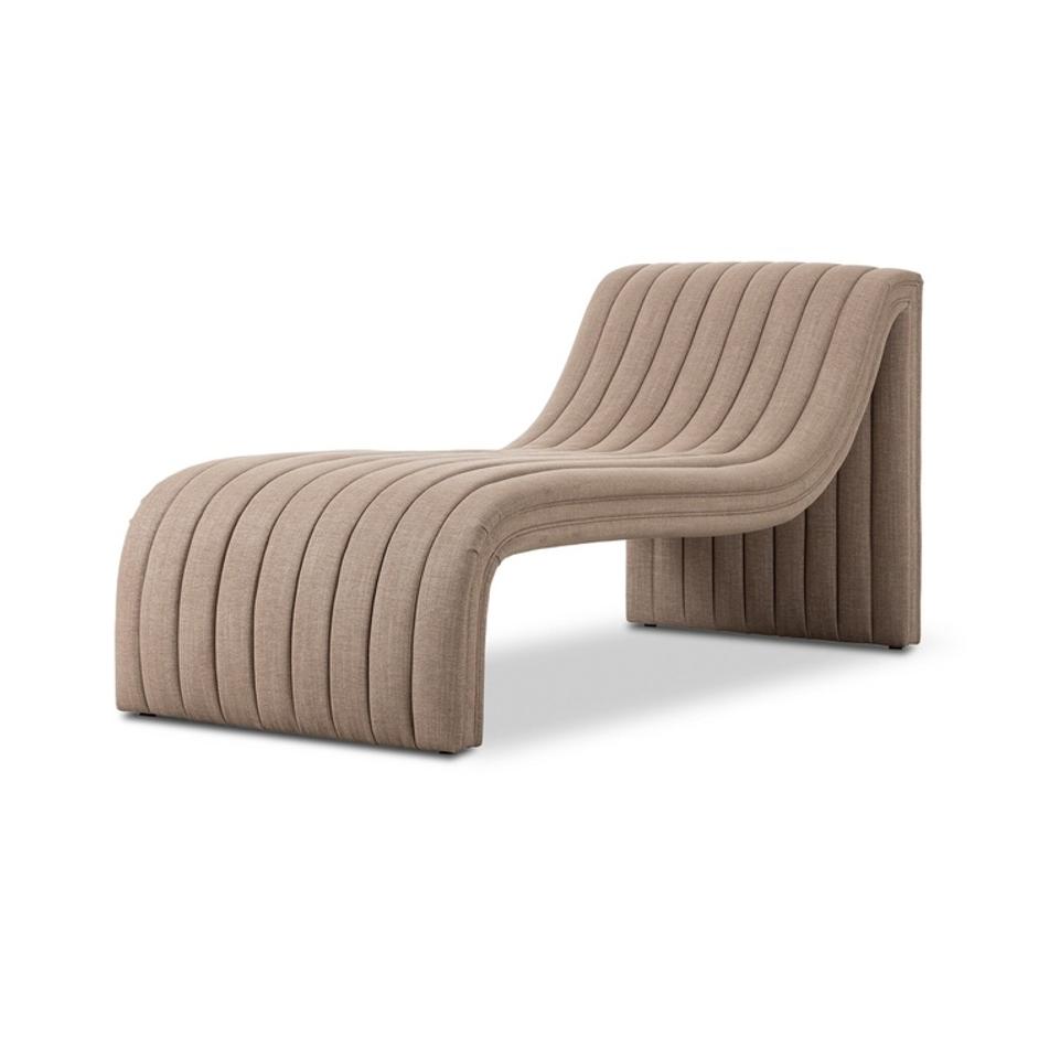 Augustine Chaise Lounge - Crypton® Nomad Taupe by Four Hands