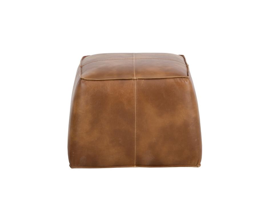 Aspen Ottoman - Tobacco Tan by Sunpan