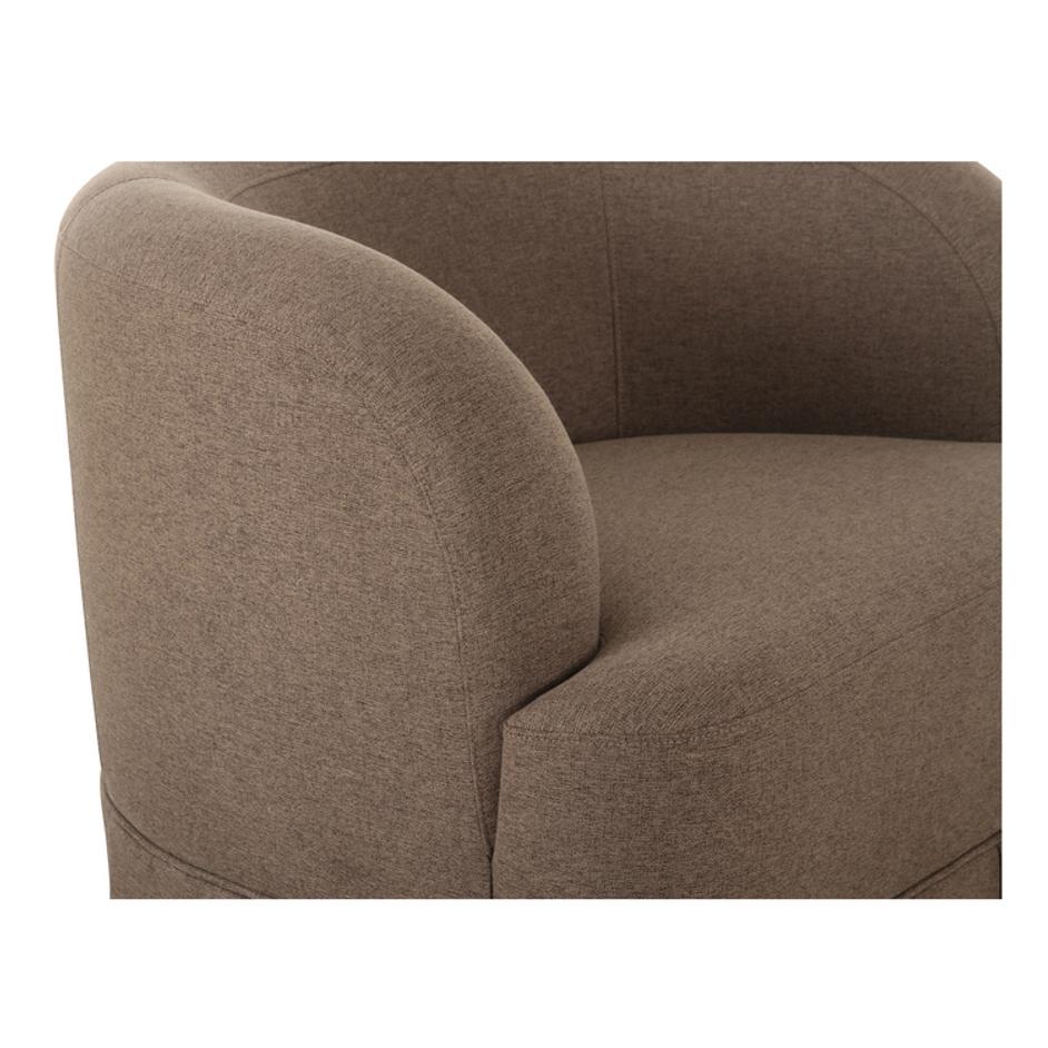 Maren Swivel Chair Brown by Moes Home