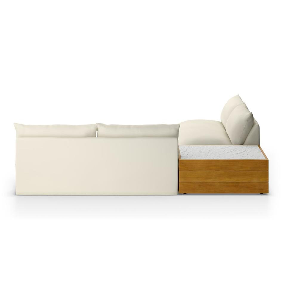 Grant Outdoor 2 Pc Sec W/Coffee Tbl In Crm by FOUR HANDS