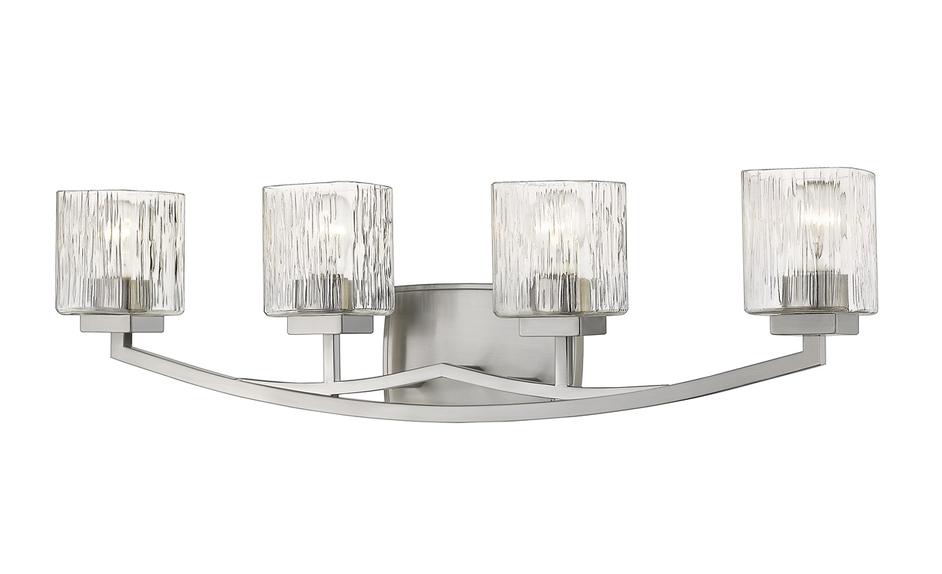 Zaid 4 Light Vanity in Brushed Nickel Finish by Z-Lite