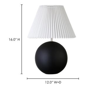 TUVE TABLE LAMP BLACK by Moes Home