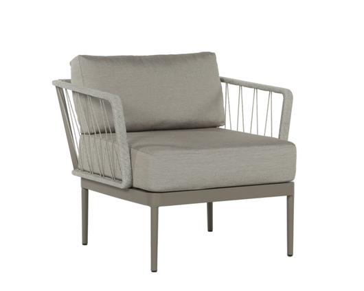 CATANIA ARMCHAIR - GREY - PALAZZO TAUPE by Sunpan